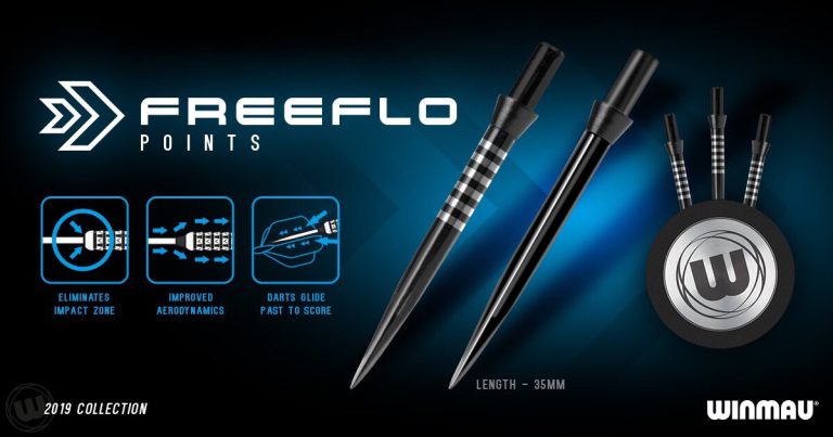 Winmau Get to the Point with FreeFlo.