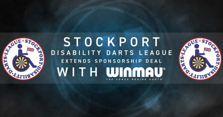 Stockport Disability Darts Extend Winmau Partnership