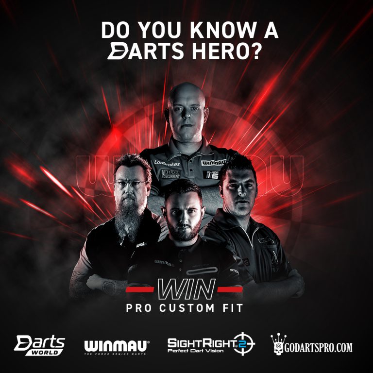 Darts Hero ’22- Win The Professional Treatment with Darts World & Winmau