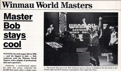The Darts World 50 – 1986 Welcomes A New Master