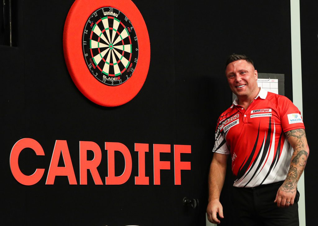 Darts, PDC, Premier League, 2023, Cardiff, Gerwyn Price, Winmau Dart Board