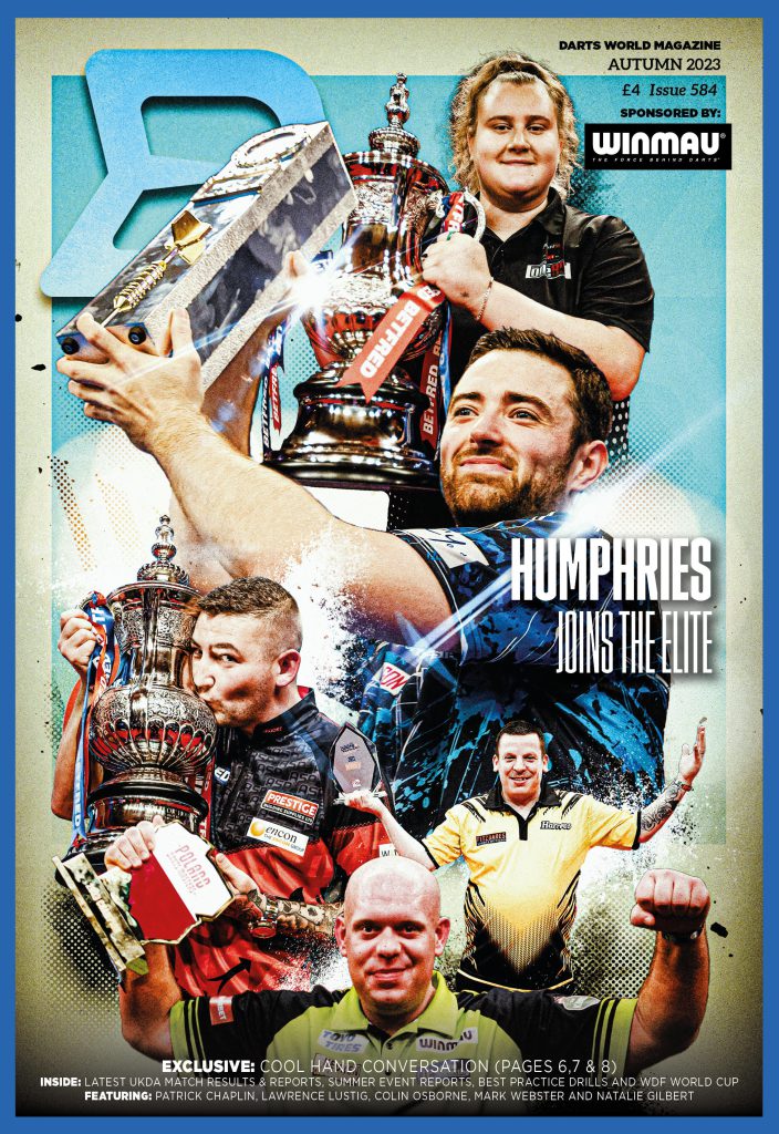 Darts World, Issue 584, Print, Cover.