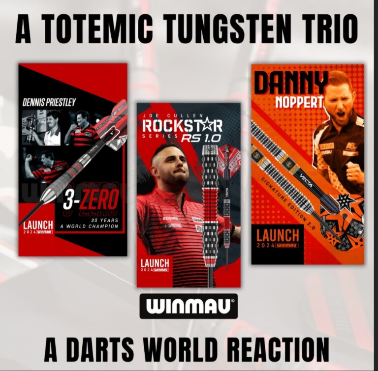Winmau Launch: A Totemic Tungsten Trio
