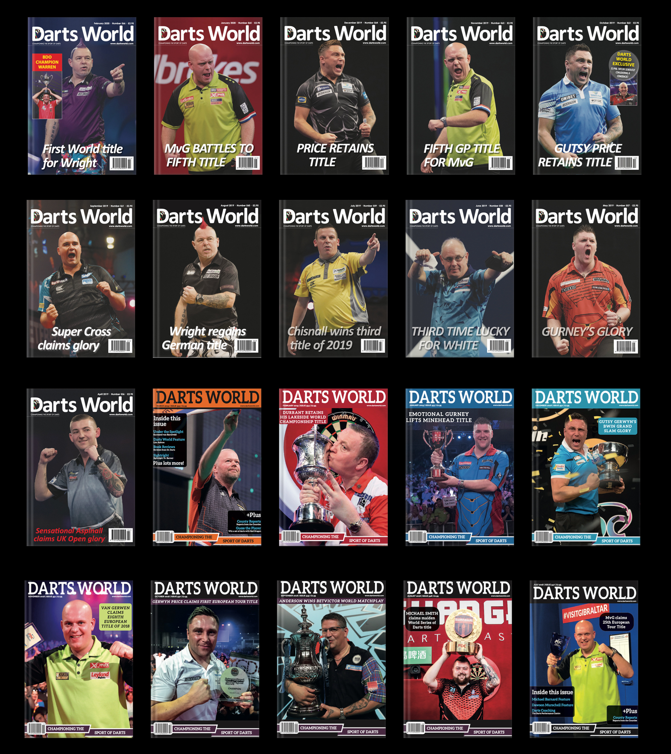 Darts World magazines
