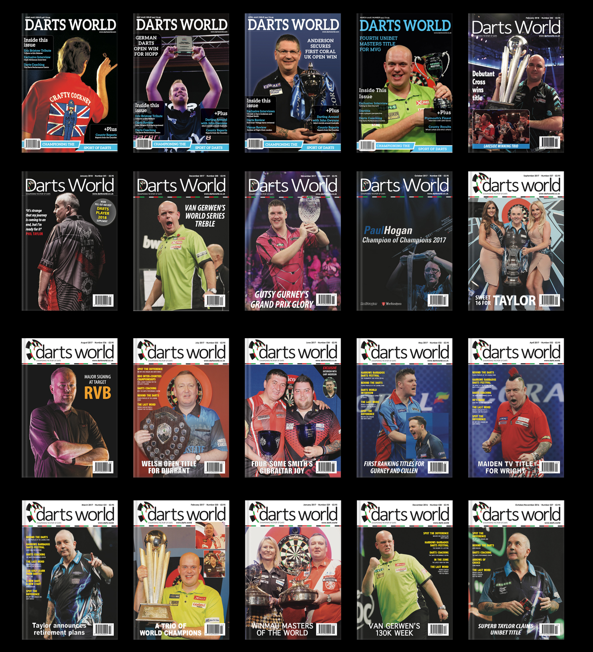 Darts World magazines