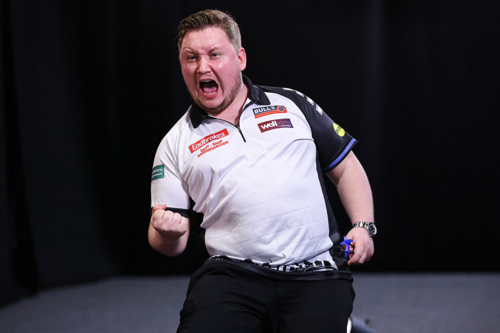 Martin Schindler, Darts Player,PDC, Ladbrokes, UK Open, Butlins, Minehead, 2025.