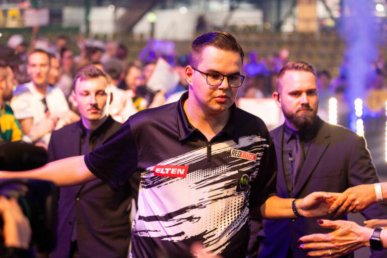 GVV Earns Anderson Tie in European Darts Grand Prix