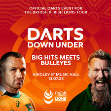 Whitlock Leads Darts’ Lions Link Up