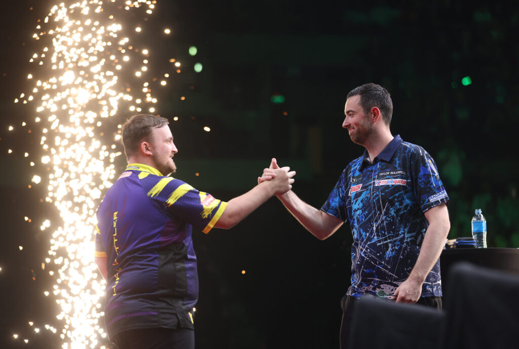 darts, Luke Humphries (right), Luke Littler, PDC, World Series of Darts, 2025