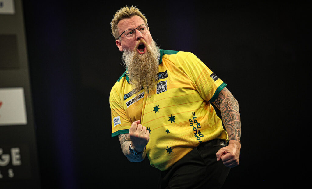 Simon Whitlock, Darst Player, Australia, PDC, World Cup of Darts. 
