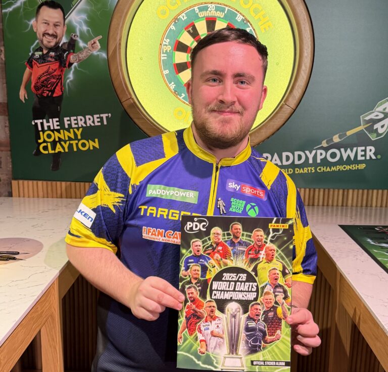 Darts Joins Panini Pantheon: Sticker Album and Trading Cards Launch