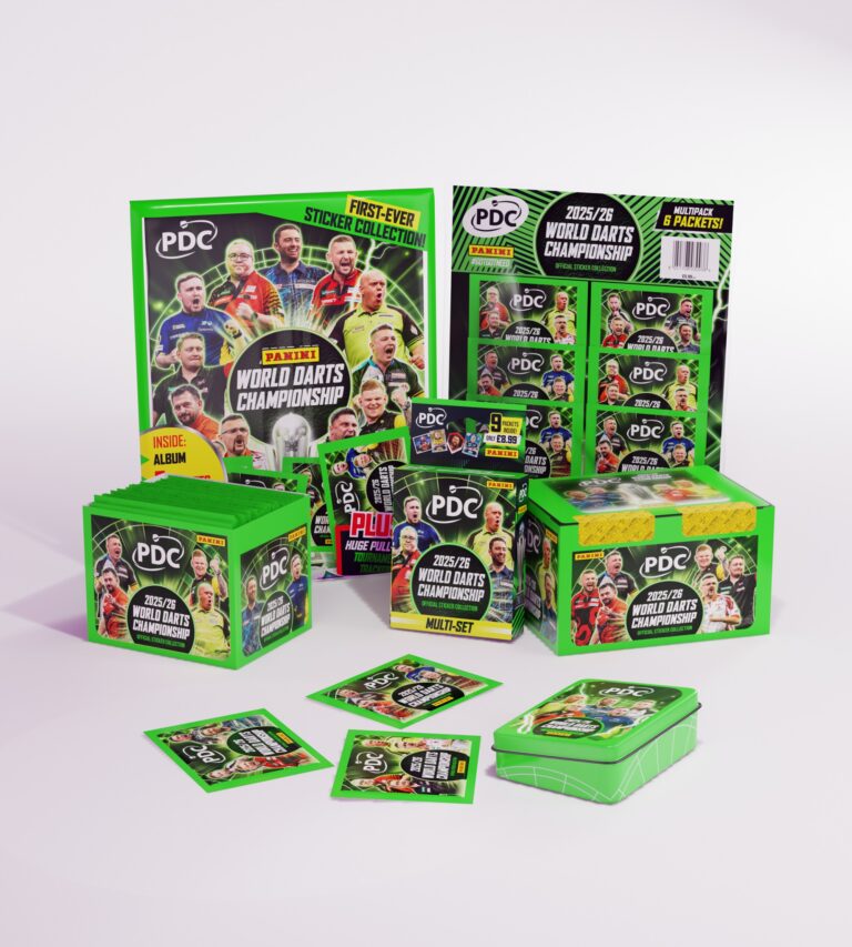 PDC and Panini Launch Sticker Collection First!