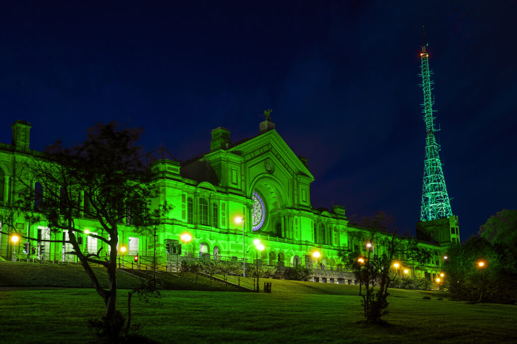 Alexandra Palace, Lighted Green, Darts World Championship