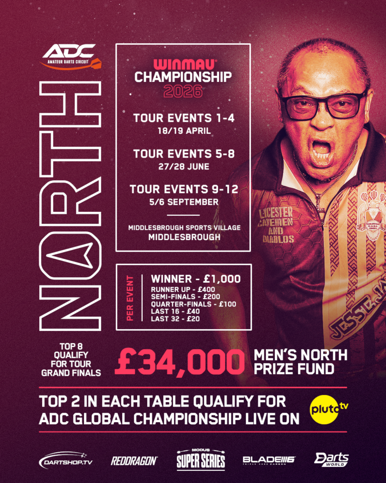 darts, ADC, Championship Tour North, 2026, Graphic