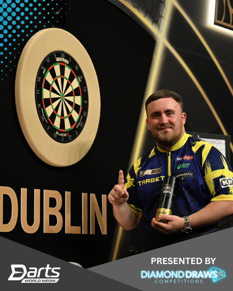 Luke Littler, darts, PDC, Premier League, DartsWorld Graphic, Diamond Draws