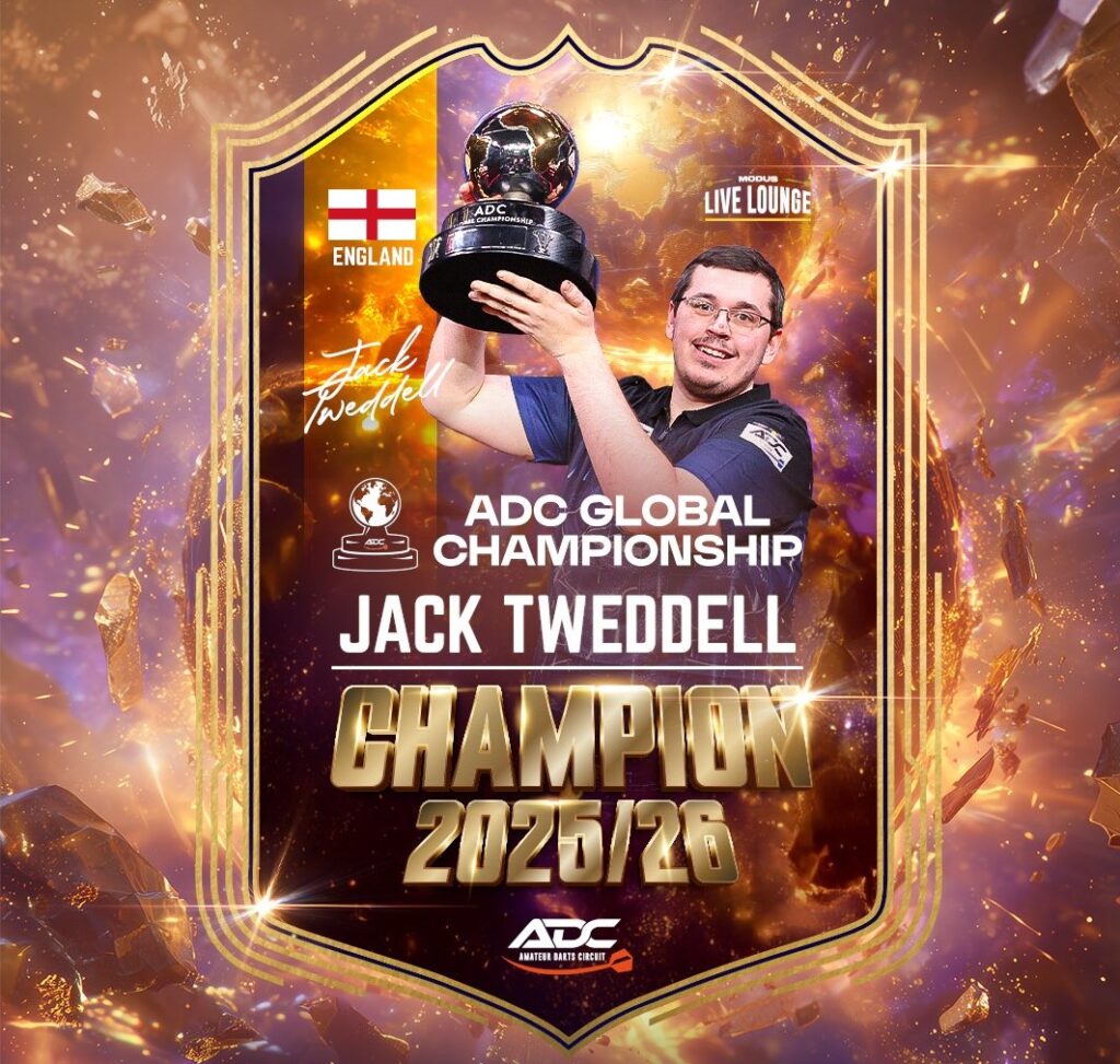 Jack Tweddell, Darts Player, ADC Global Champion, ADC Graphic Card Gold,