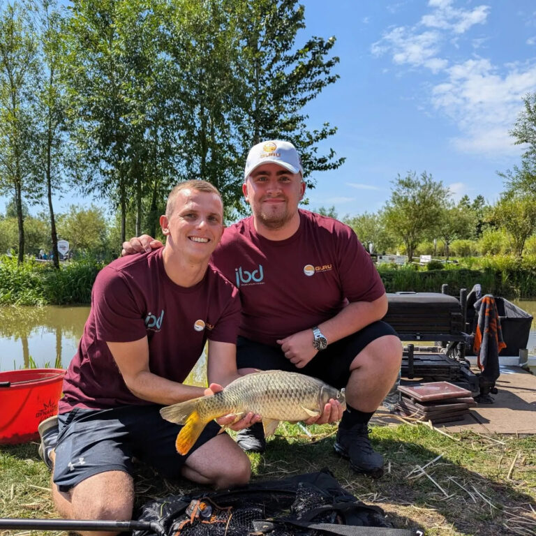 Luke Littler (Right) , Darts Player, Target Charity Fishing 2025,