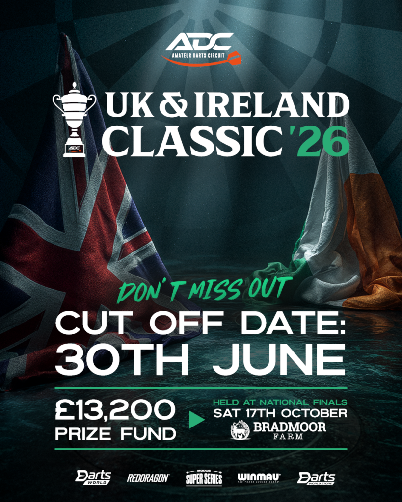 ADC, UK & Ireland Classic, Darts Event,  Promo Graphic 2026, 