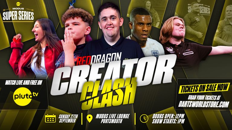 Fan Favourites and Darts Pros Set for Red Dragon Creator Clash
