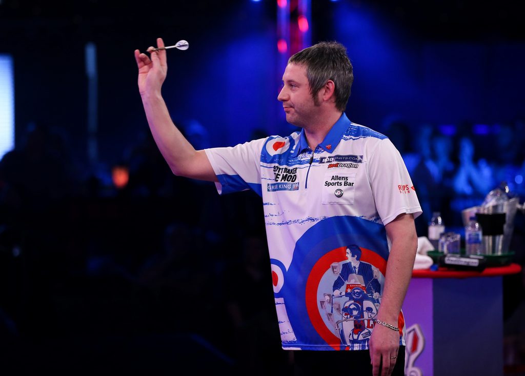 Scott Baker, Darts Player, England. BDO World Professional Darts Championships, 08/01/2019.