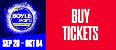 PDC Darts, Grand Prix, Ticket banner, 2026