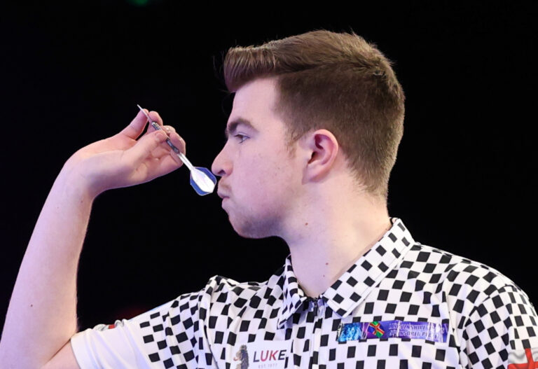Jenson Walker during the WDF Lakeside World Darts Championship at Frimley Green, Surrey, 3011/2025