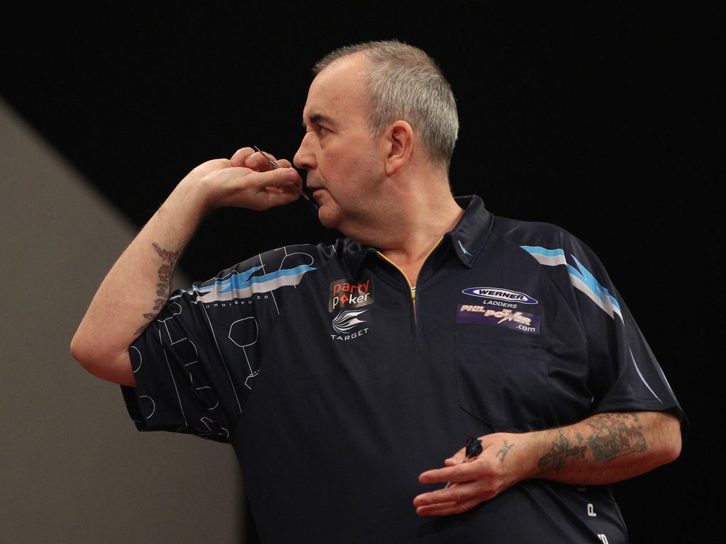 PDC WORLD GRAND PRIX 2014, 1ST ROUND,PHIL TAYLOR V STEVE BEATON, PIC:CHRIS SARGEANT, TIPTOPPICS LTD, DARTS, PDC
