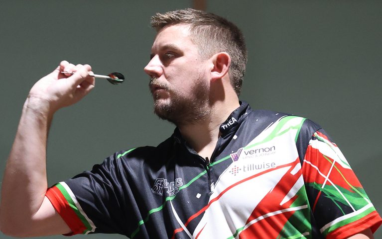 David Davies, Darts, during the ADC tour 1 at Bradmoore farm