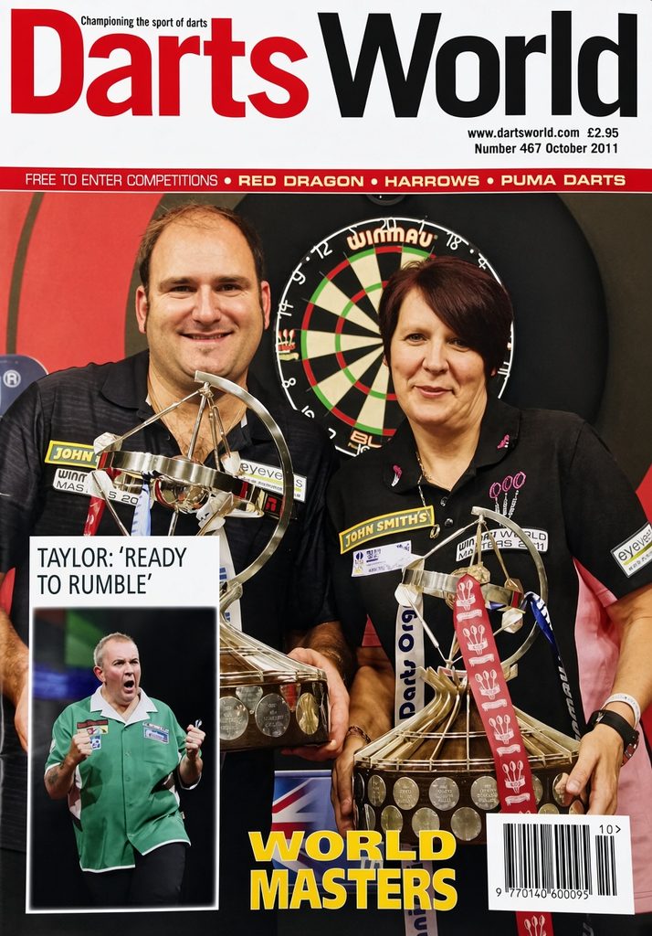 Darts World 467 Cover - AI Restoration